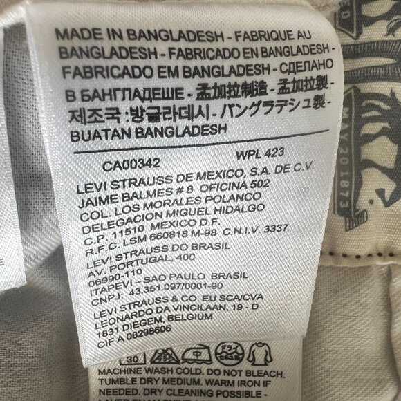 Levi's Cargo Pants Mens 33x30 Ace Black Utility Tactical Outdoor Hiking Camp - Picture 6 of 6